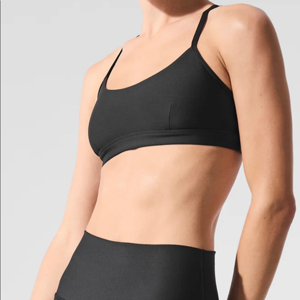 Alo Align black bra and legging set